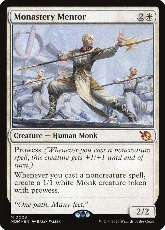 Monastery Mentor, March of the Machine Promos · 0028