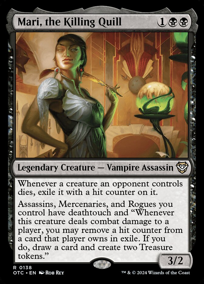 Mari, the Killing Quill, Outlaws of Thunder Junction Commander · 0138