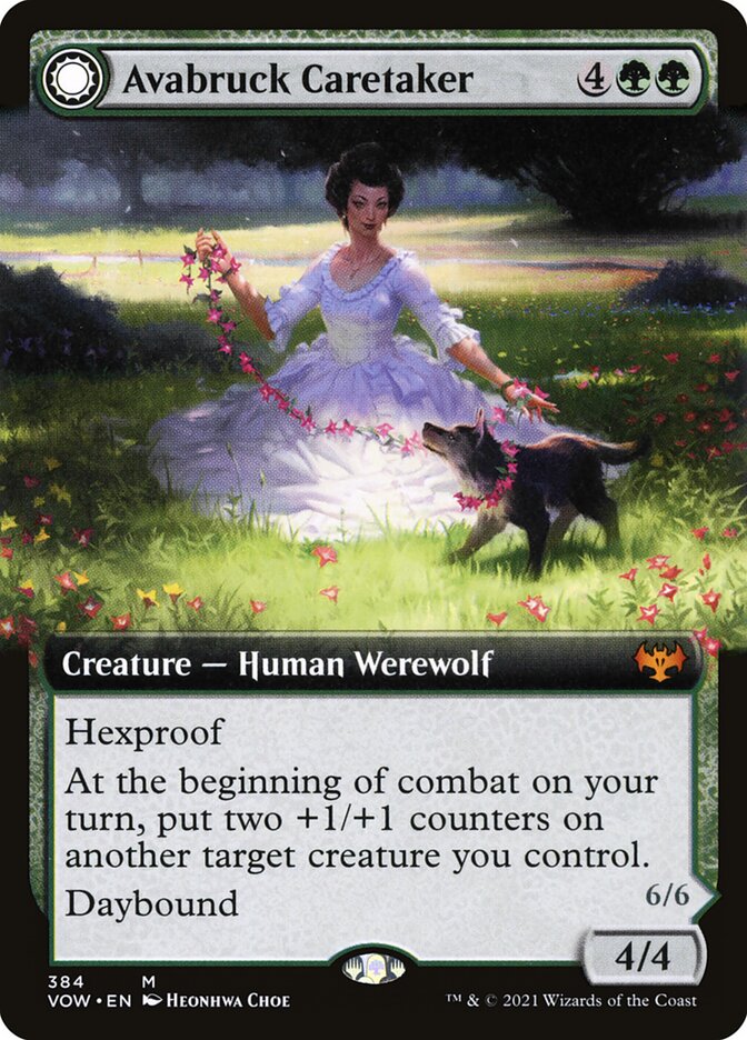 Avabruck Caretaker // Hollowhenge Huntmaster, Innistrad: Crimson Vow · 384