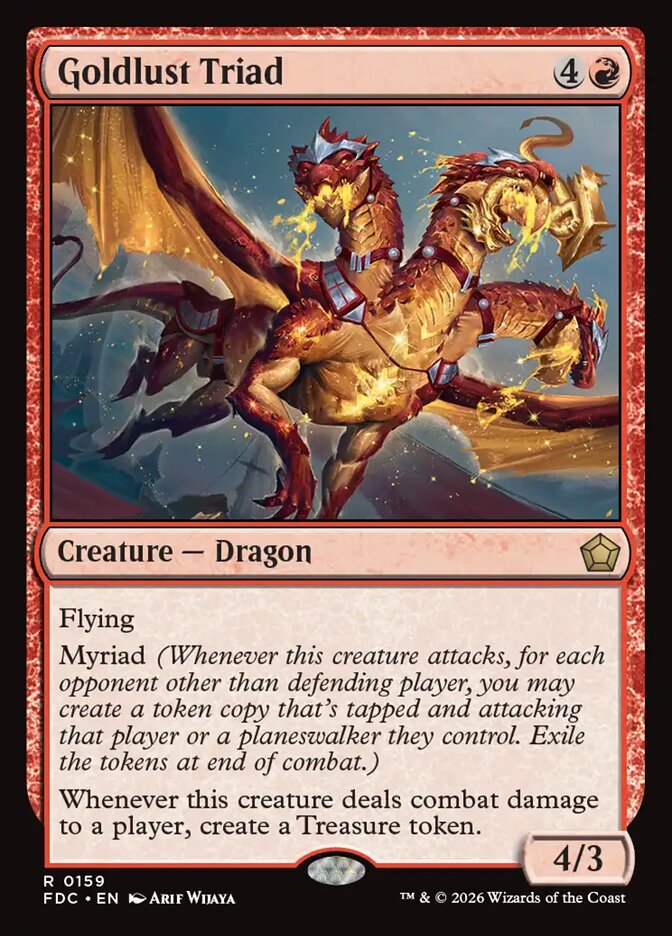 Goldlust Triad, Foundations Commander · 0159