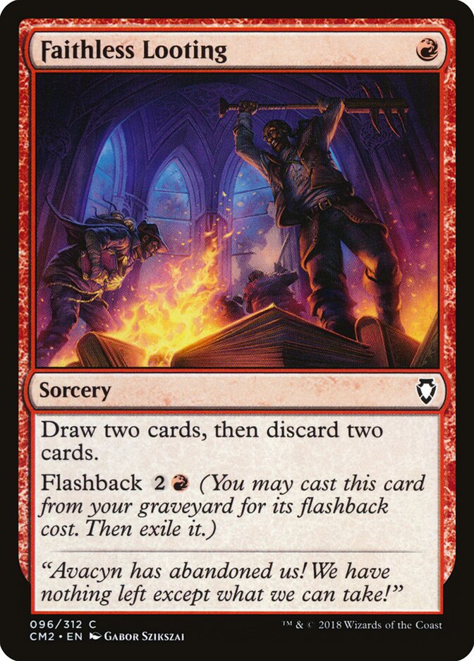 Faithless Looting, Commander Anthology Volume II · 096/312