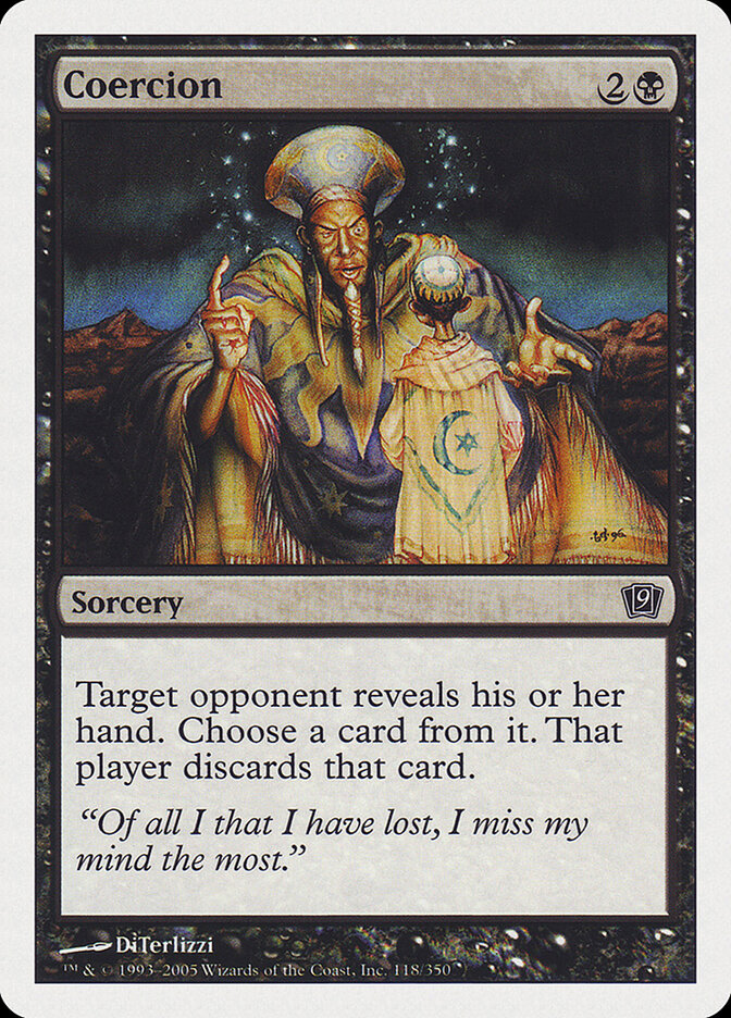 Coercion, Ninth Edition · 118/350