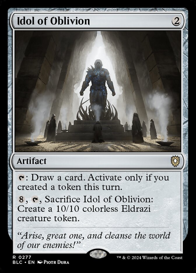 Idol of Oblivion, Bloomburrow Commander · 0277