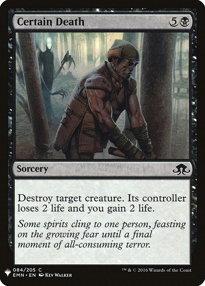 Certain Death, The List · emn-84