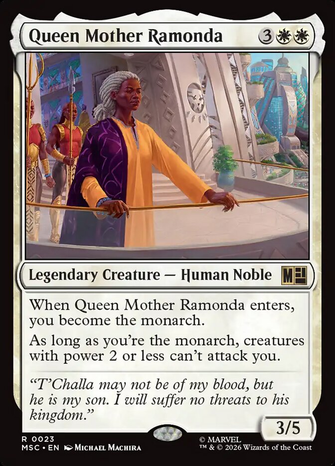 Queen Mother Ramonda, Marvel Super Heroes Commander · 0023