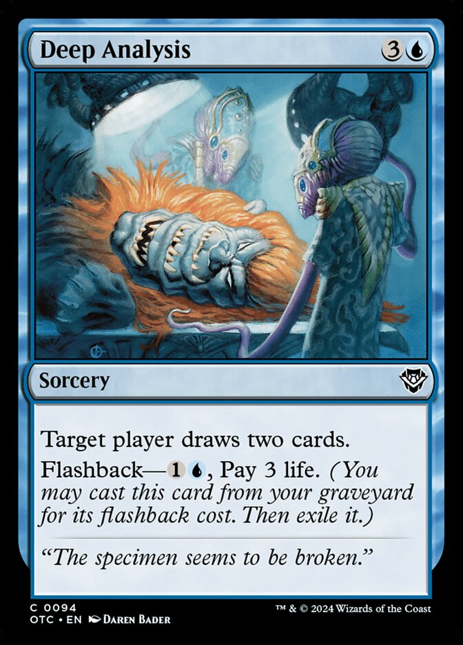 Deep Analysis, Outlaws of Thunder Junction Commander · 0094