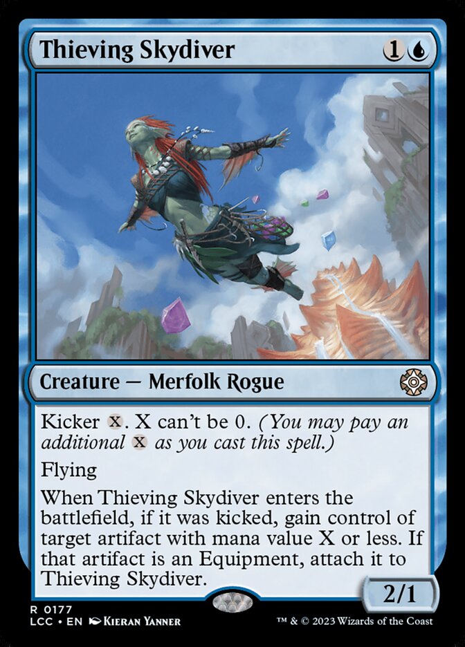 Thieving Skydiver, The Lost Caverns of Ixalan Commander · 0177