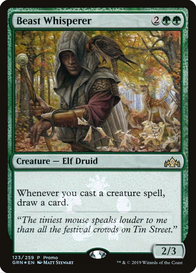 Beast Whisperer, Guilds of Ravnica Promos · 123-star