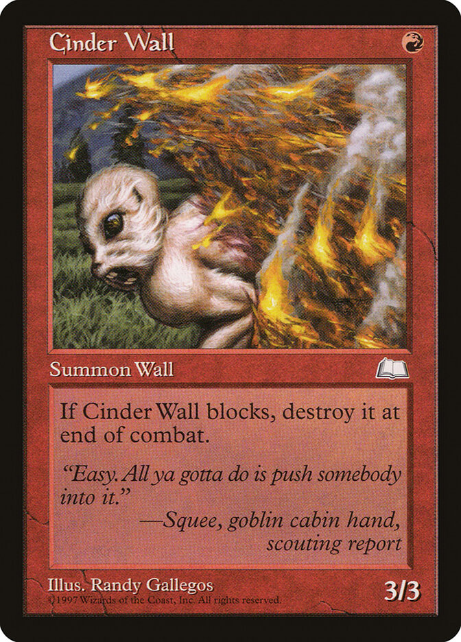 Cinder Wall, Weatherlight · 94