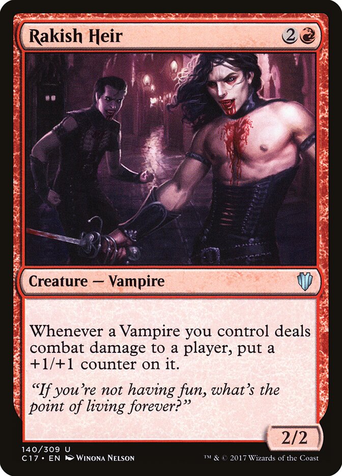 Rakish Heir, Commander 2017 · 140/309