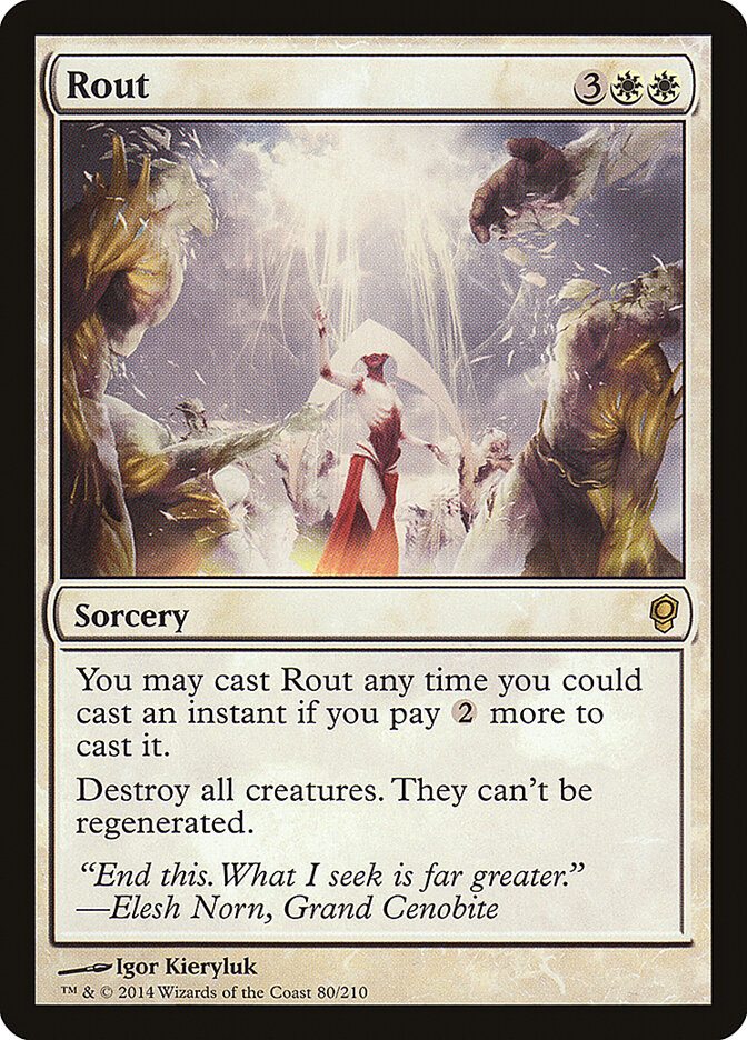 Rout, Conspiracy · 80/210