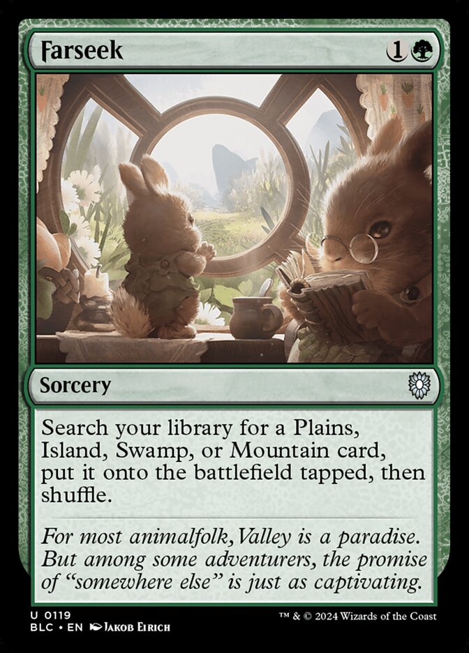 Farseek, Bloomburrow Commander · 0119