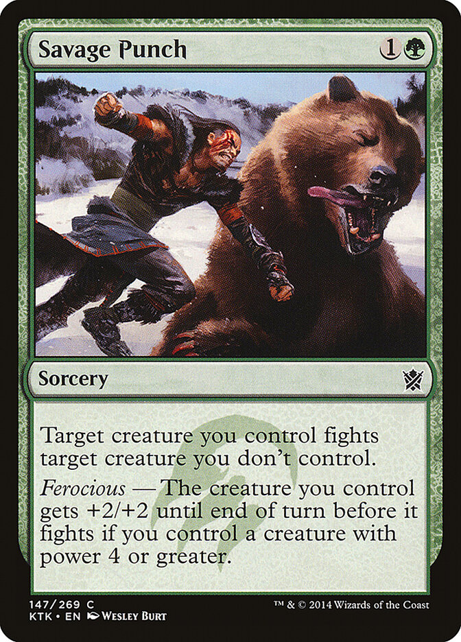 Savage Punch, Khans of Tarkir · 147/269