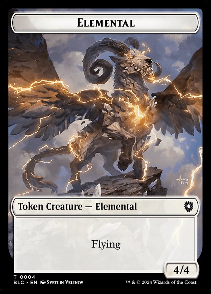 Elemental, Bloomburrow Commander Tokens · 0004