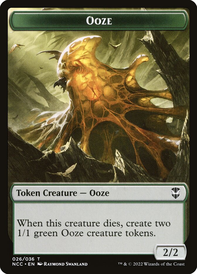 Ooze, New Capenna Commander Tokens · 026