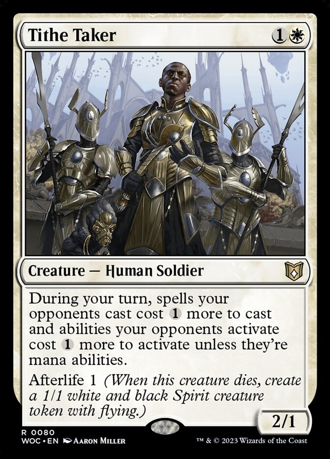 Tithe Taker, Wilds of Eldraine Commander · 0080