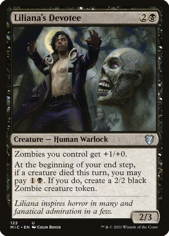 Liliana's Devotee, Midnight Hunt Commander · 122