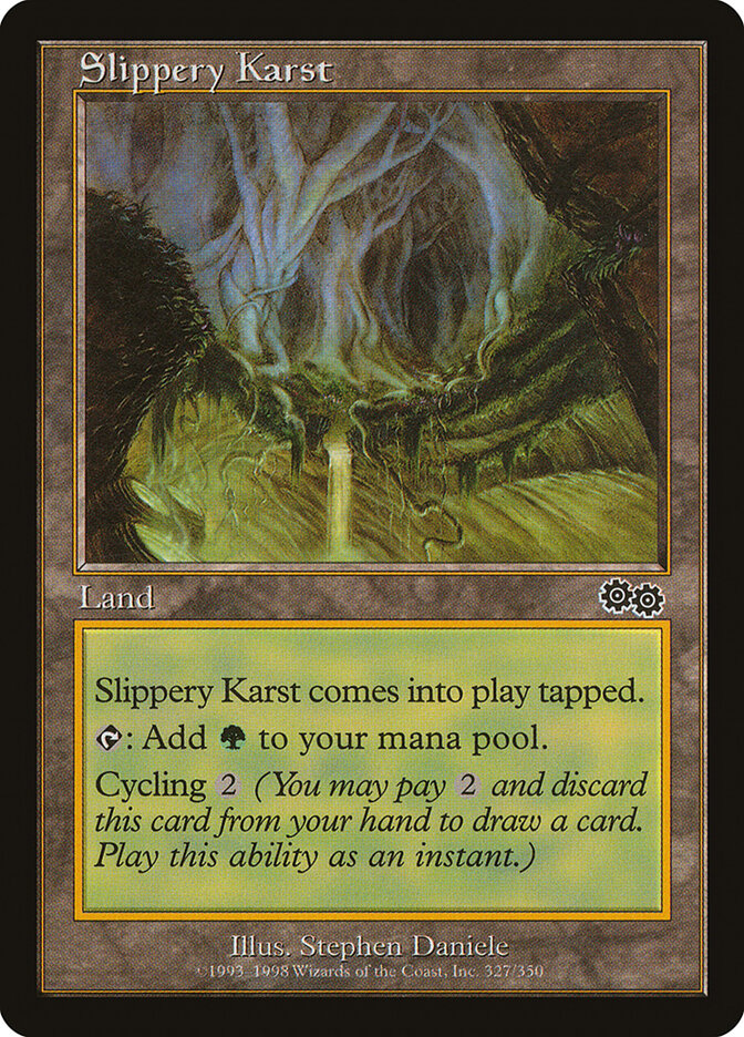 Slippery Karst, Urza's Saga · 327/350