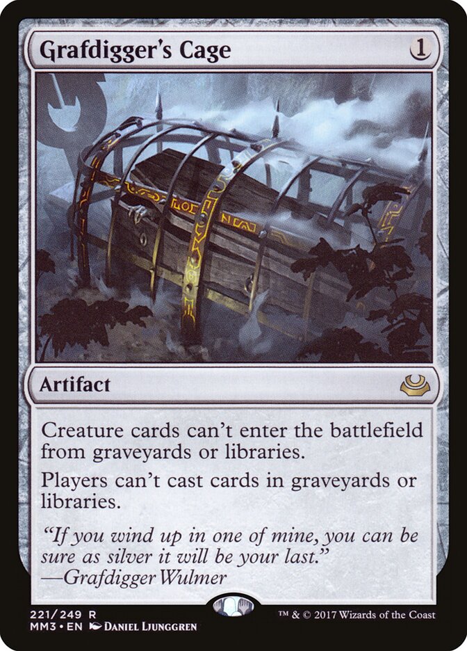 Grafdigger's Cage, Modern Masters 2017 · 221/249