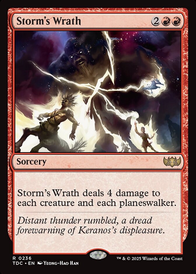 Storm's Wrath, Tarkir: Dragonstorm Commander · 0236