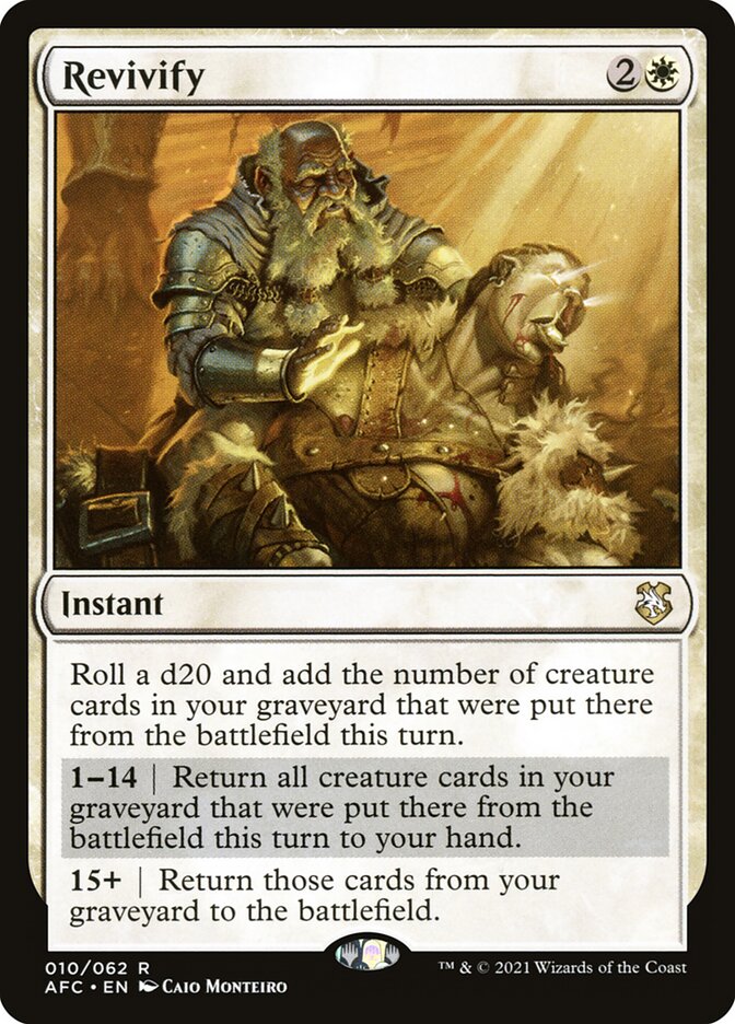 Revivify, Forgotten Realms Commander · 010/062