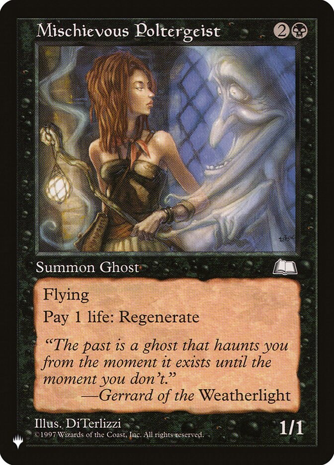 Mischievous Poltergeist, The List · wth-74
