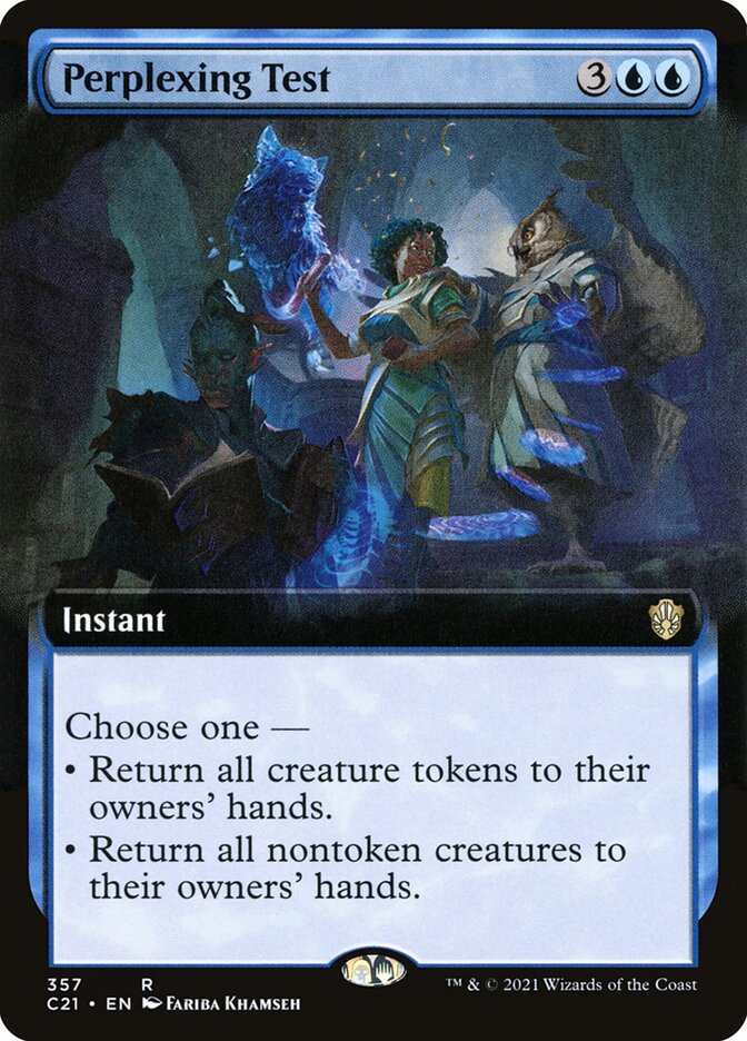 Perplexing Test, Commander 2021 · 357