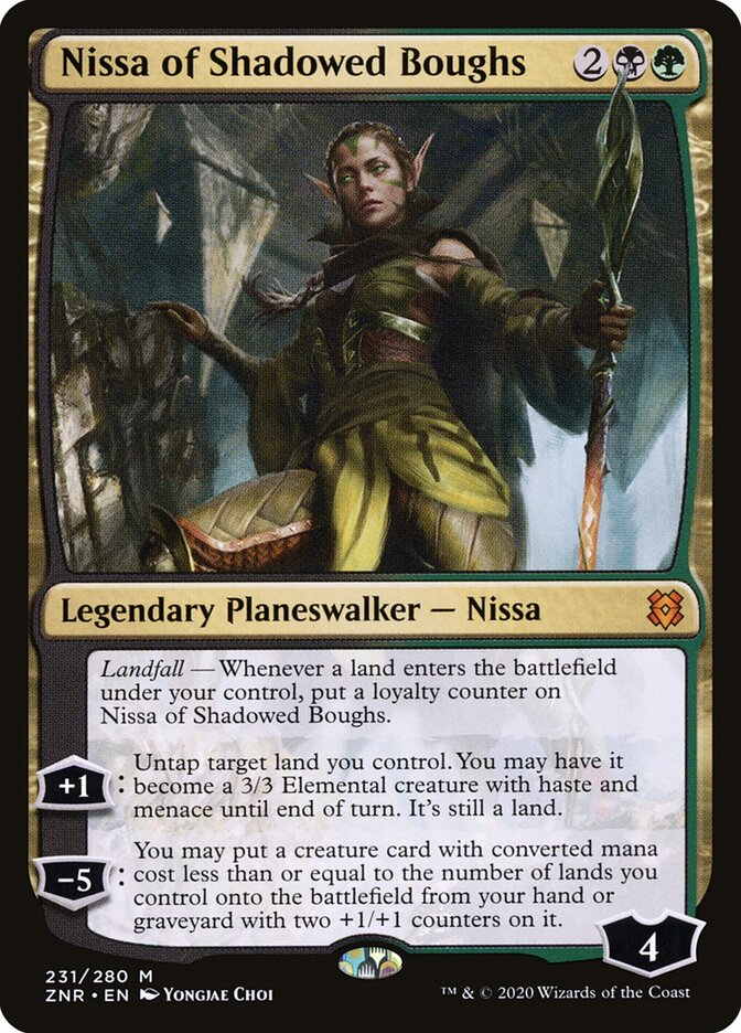Nissa of Shadowed Boughs, Zendikar Rising · 231/280