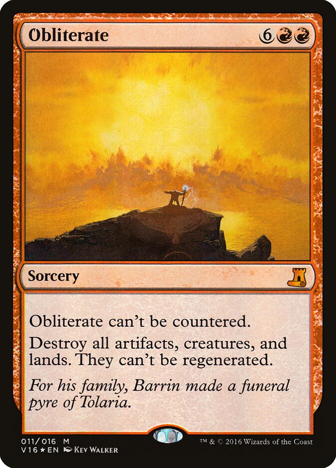 Obliterate, From the Vault: Lore · 011/016