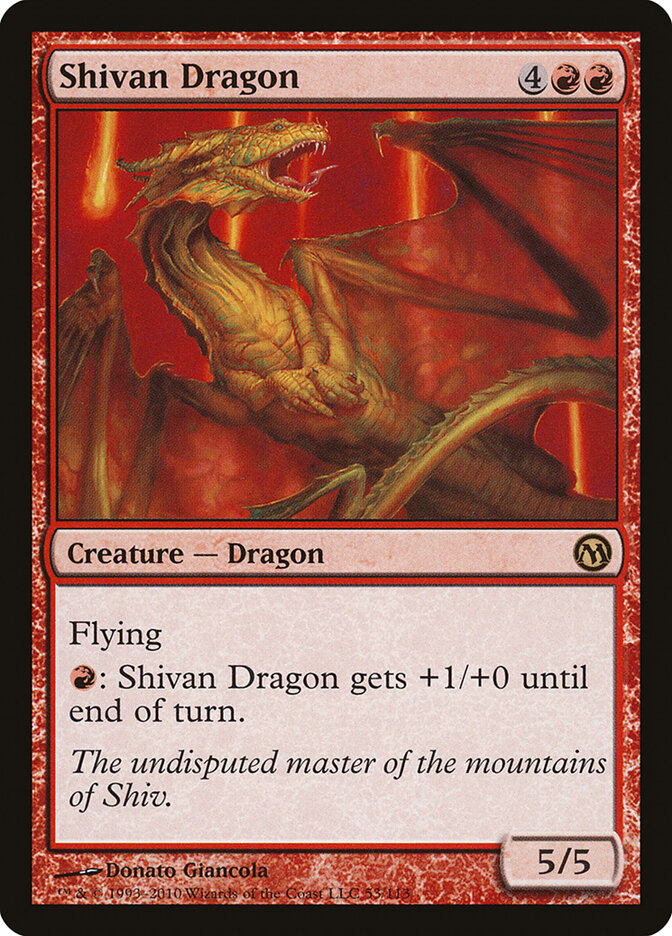 Shivan Dragon, Duels of the Planeswalkers · 53/113