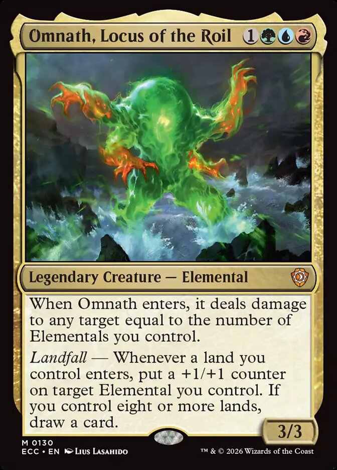 Omnath, Locus of the Roil, Lorwyn Eclipsed Commander · 0130