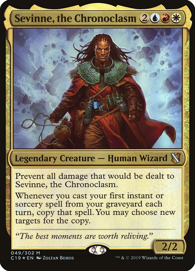 Sevinne, the Chronoclasm, Commander 2019 Oversized · 049