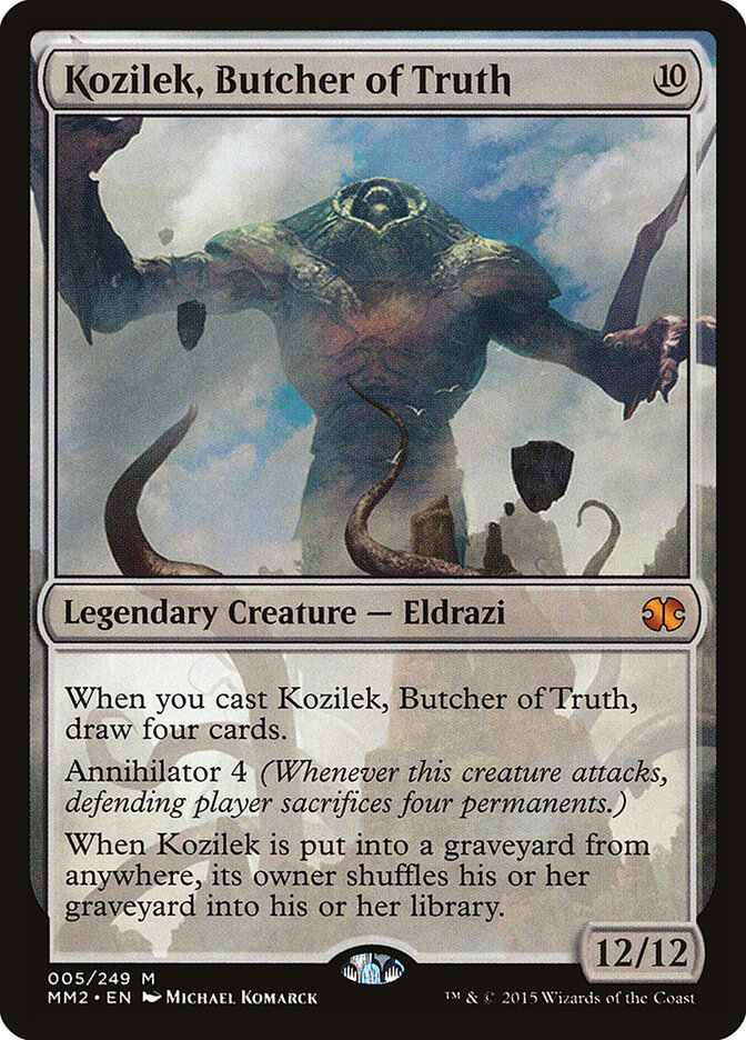 Kozilek, Butcher of Truth, Modern Masters 2015 · 005/249