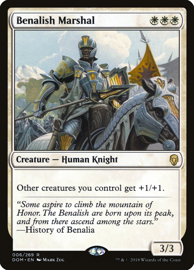 Benalish Marshal, Dominaria · 006/269
