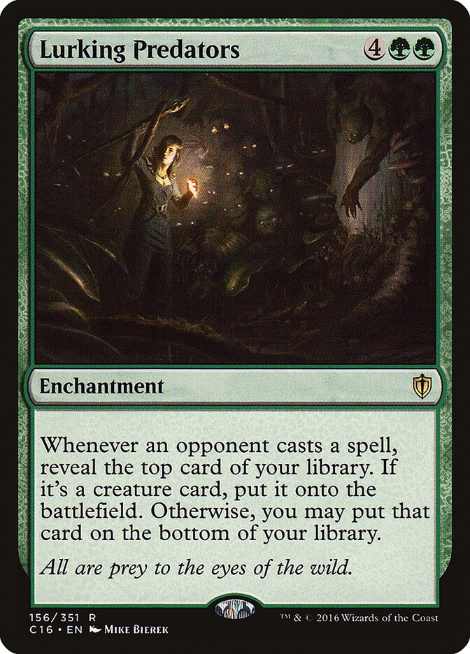 Lurking Predators, Commander 2016 · 156/351