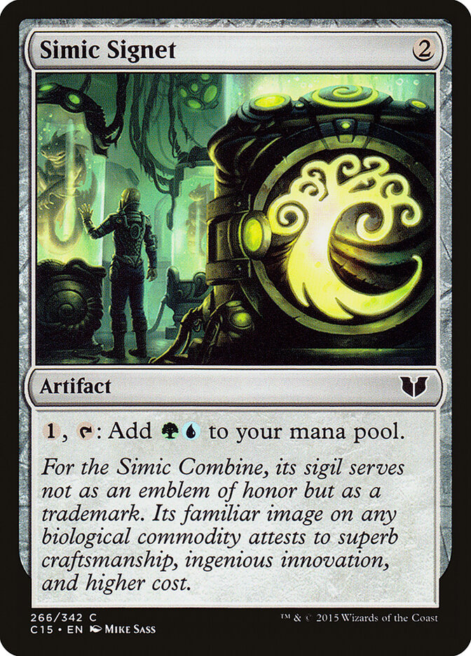 Simic Signet, Commander 2015 · 266/342