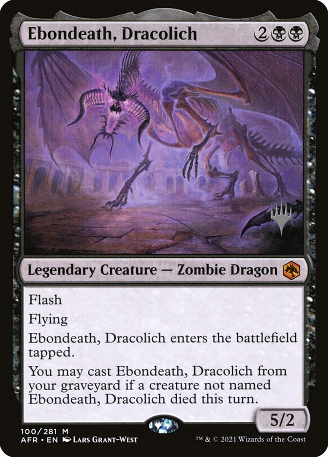 Ebondeath, Dracolich, Adventures in the Forgotten Realms Promos · 100/281