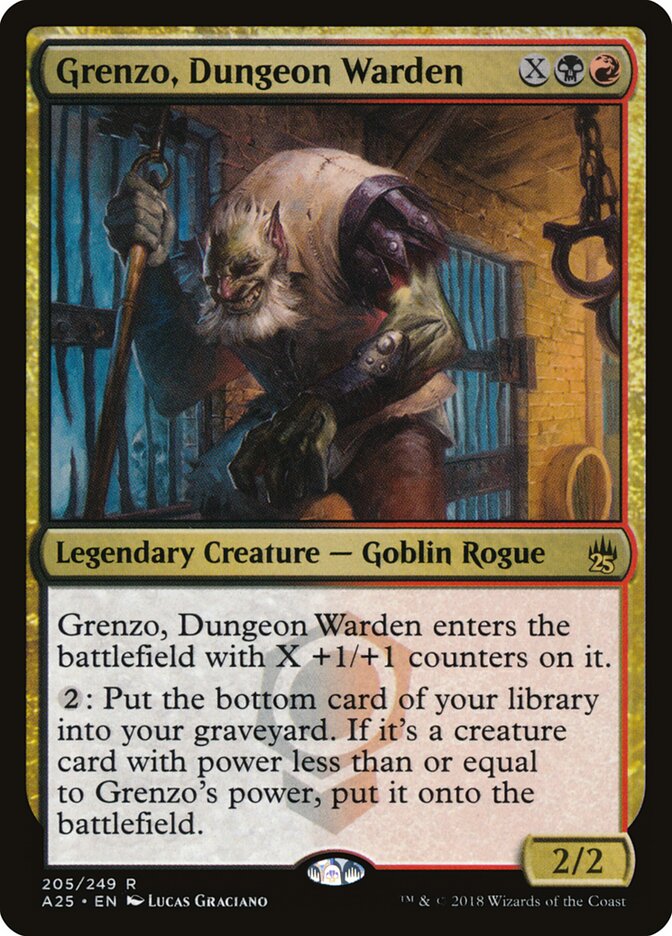 Grenzo, Dungeon Warden, Masters 25 · 205/249