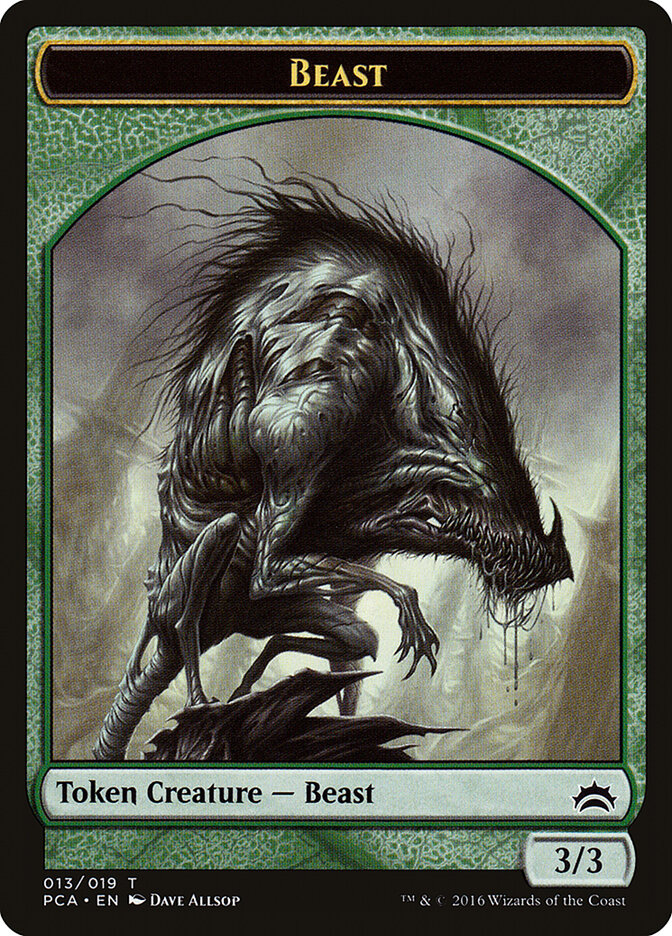 Beast, Planechase Anthology Tokens · 013