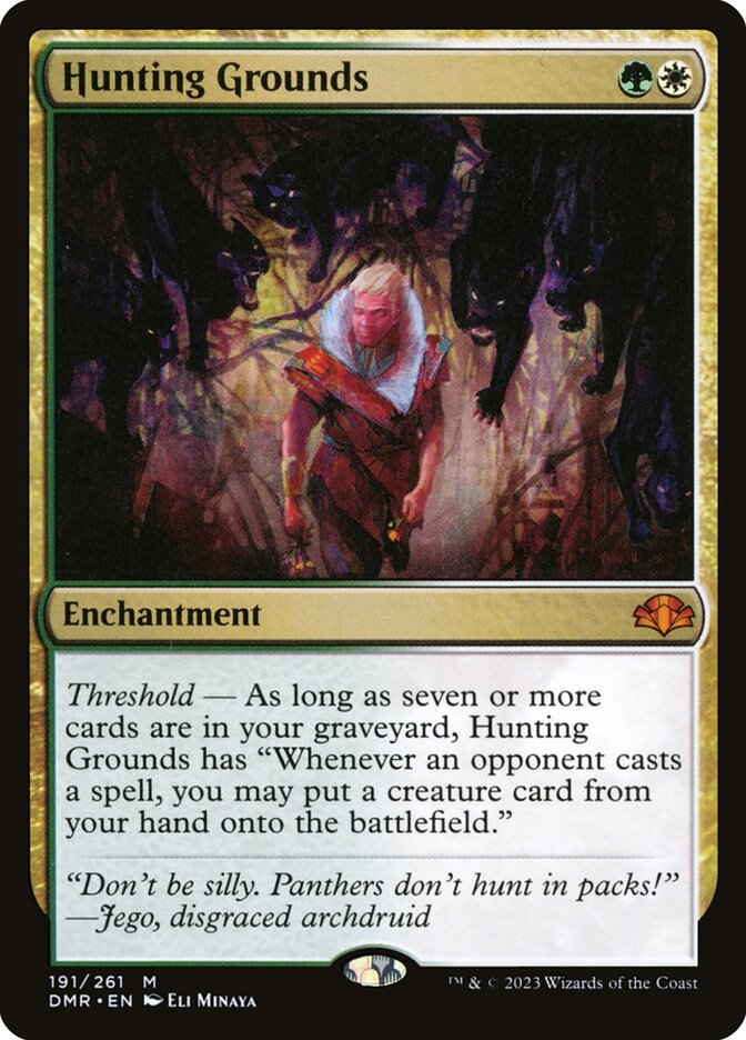 Hunting Grounds, Dominaria Remastered · 191/261