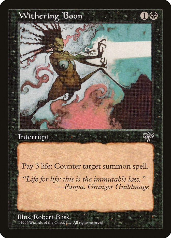 Withering Boon, Mirage · 152