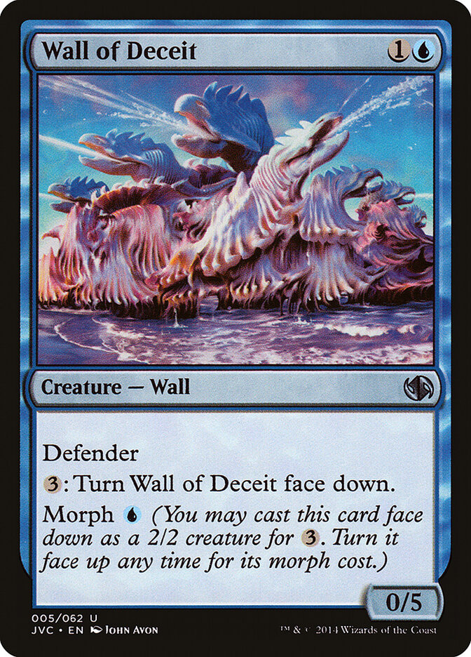 Wall of Deceit, Duel Decks Anthology: Jace vs. Chandra · 005/062