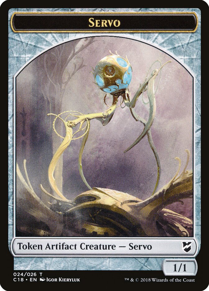 Servo, Commander 2018 Tokens · 024