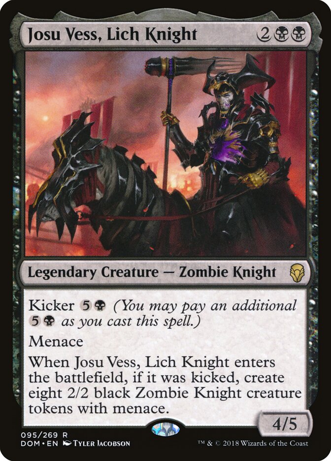 Josu Vess, Lich Knight, Dominaria · 095/269