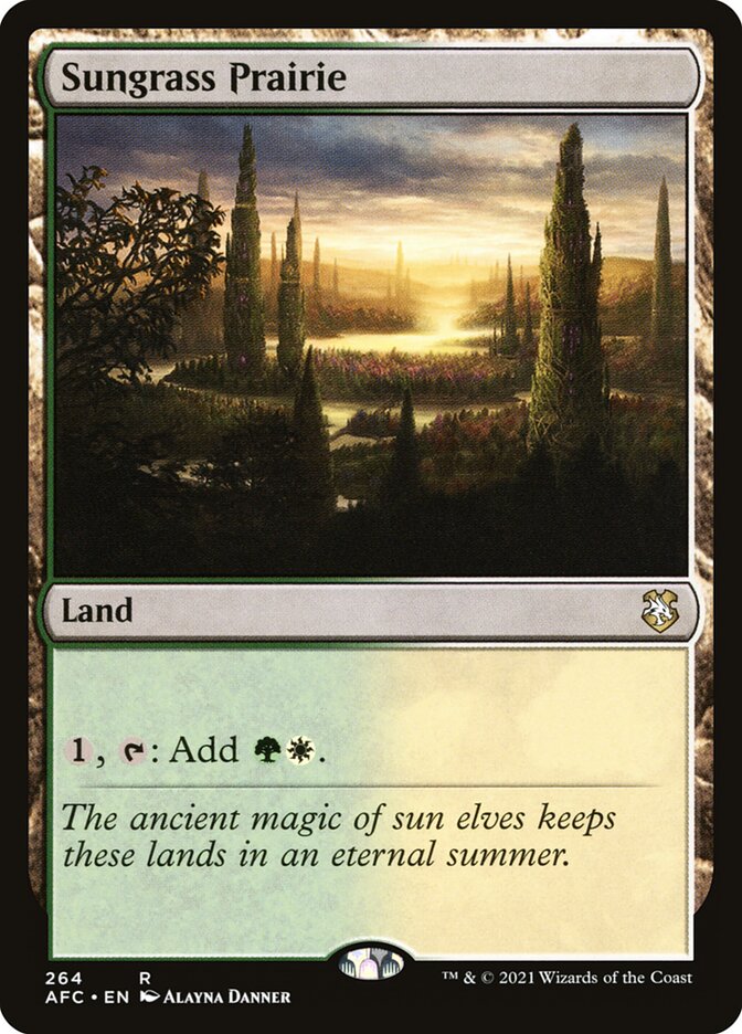 Sungrass Prairie, Forgotten Realms Commander · 264
