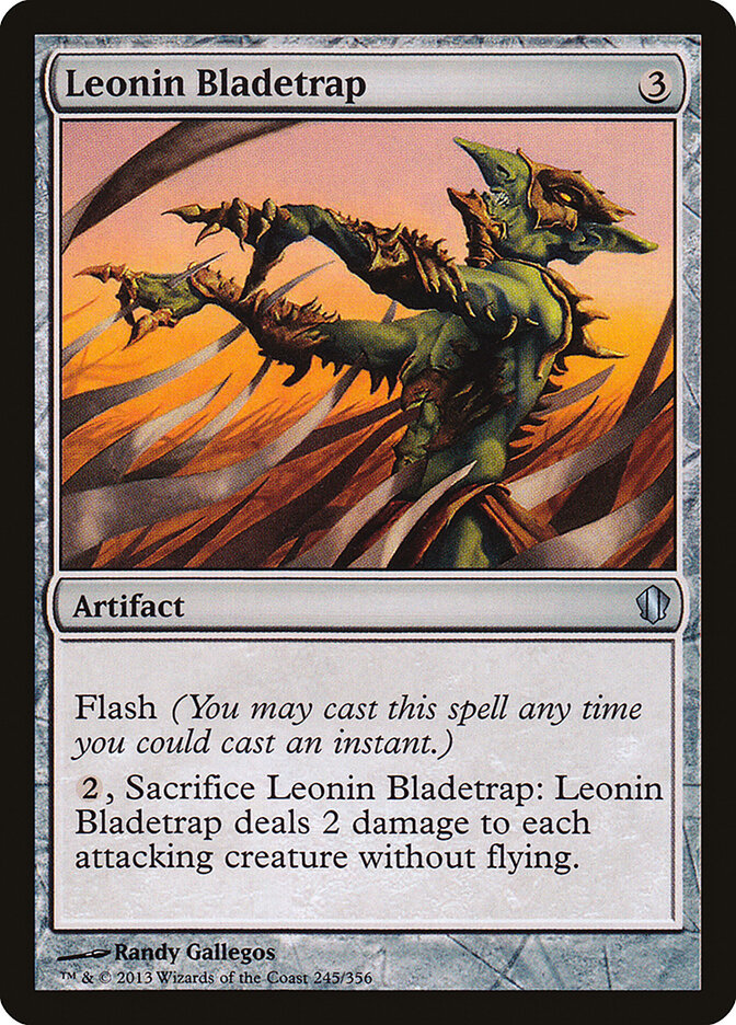 Leonin Bladetrap, Commander 2013 · 245/356