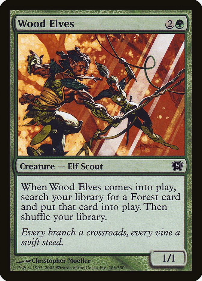 Wood Elves, Ninth Edition · 283-star