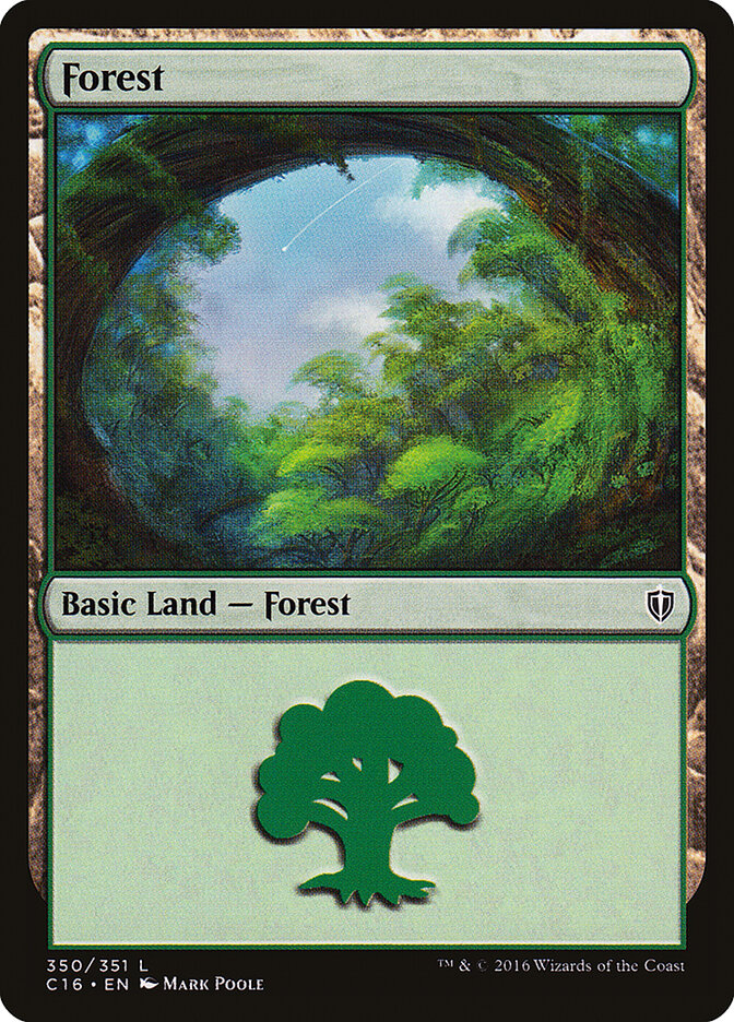Forest, Commander 2016 · 350/351