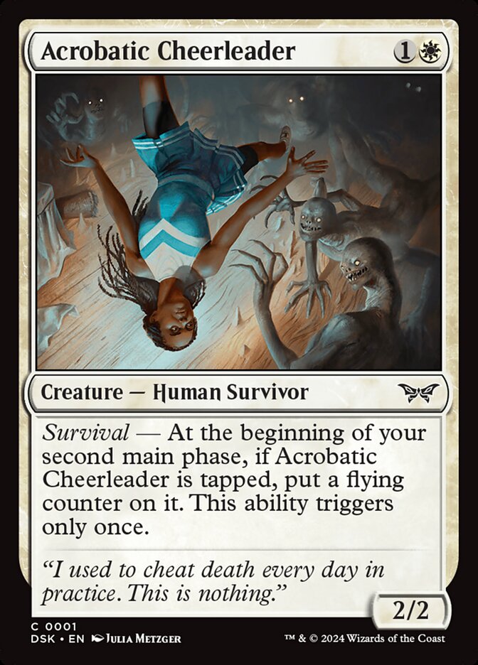 Acrobatic Cheerleader, Duskmourn: House of Horror · 0001