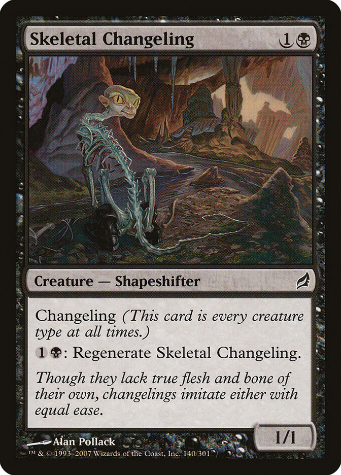 Skeletal Changeling, Lorwyn · 140/301